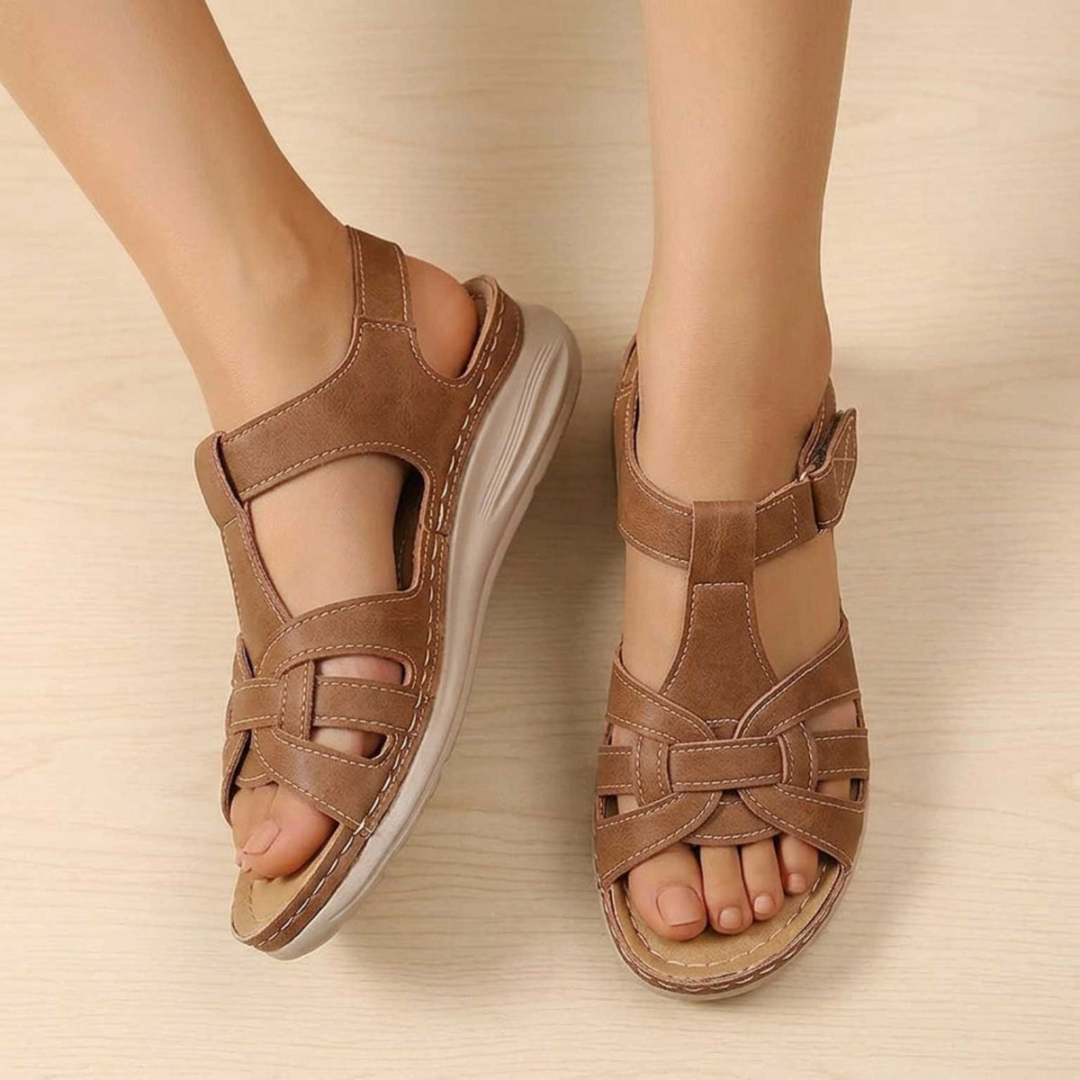 Orthopedic Leather Sandals