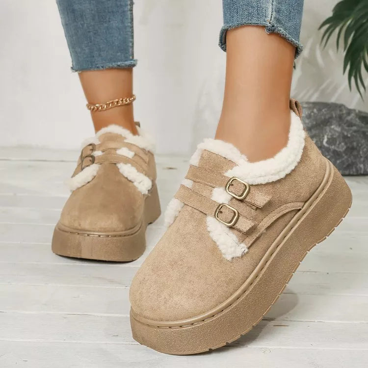 Buckle Winter Ankle Boots