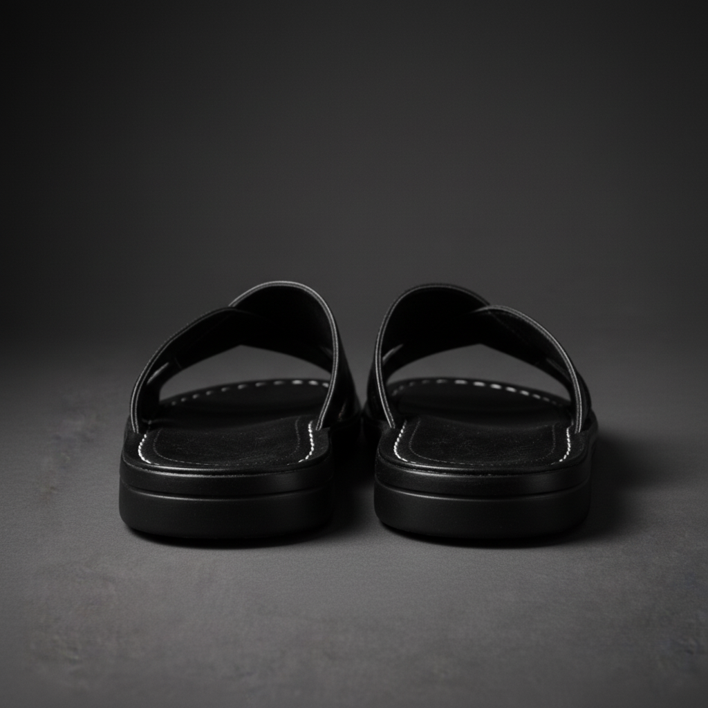 Men's Slip On Leather Sandals