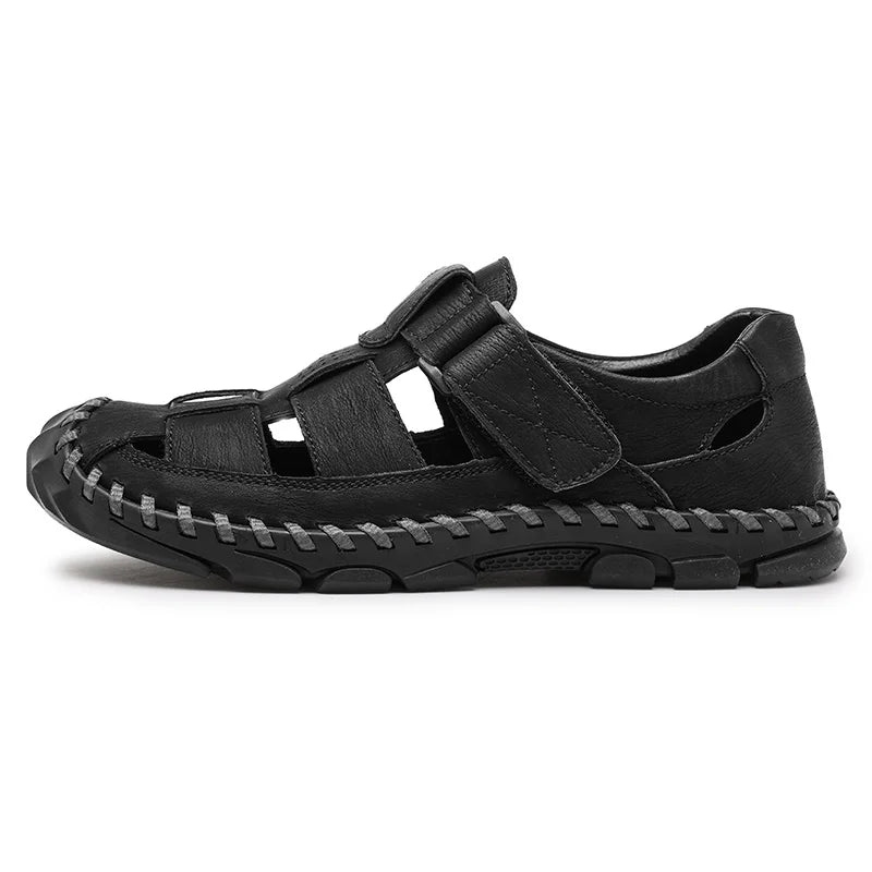 Men Leather Fisherman Sandals