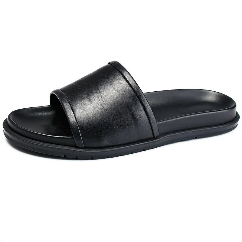Luxury Leather Slides