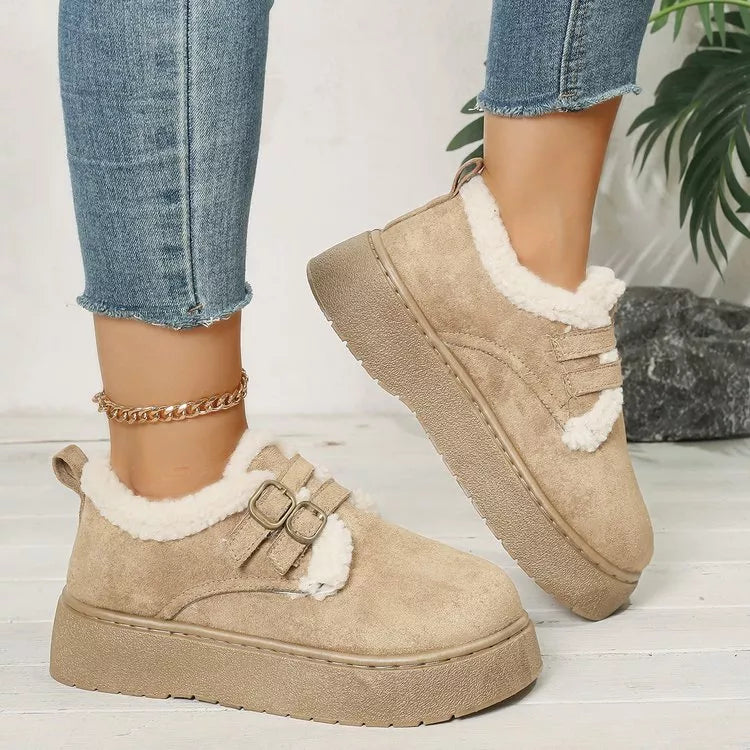 Buckle Winter Ankle Boots
