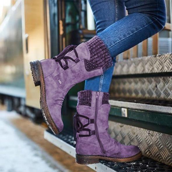 Mid Calf Winter Boots