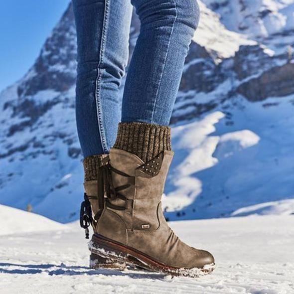 Mid Calf Winter Boots