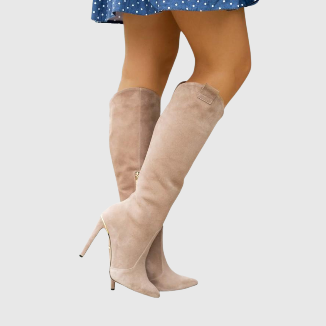 Stiletto Leather Boots