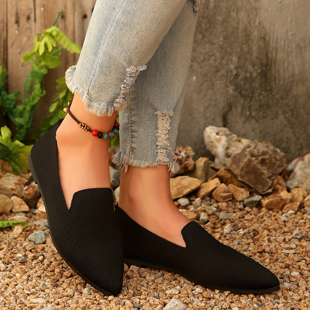 Slip Resistant Ballet Flats