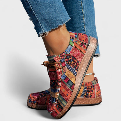 Boho Comfort Sneaker — Wide Fit