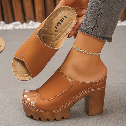Chunky Comfort Heels
