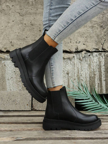 Platform Chelsea Boots