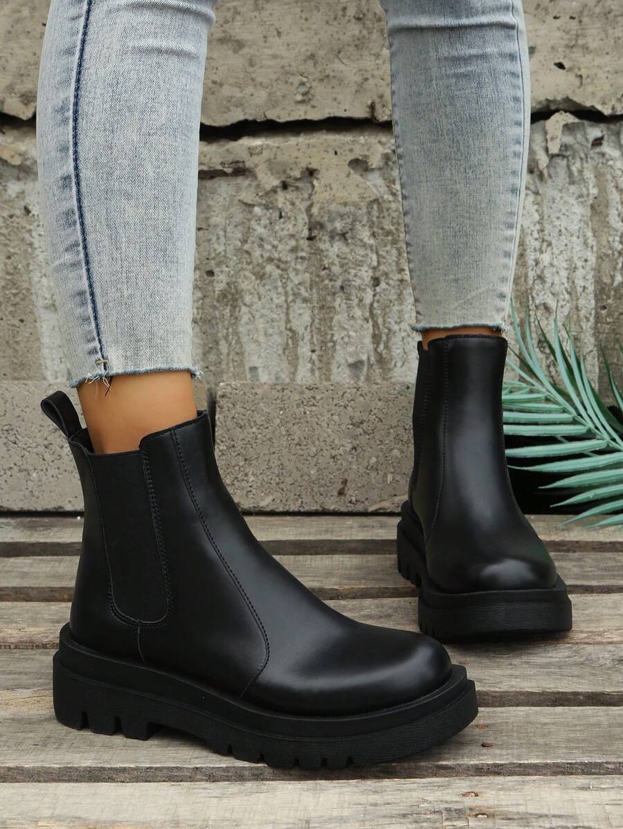 Platform Chelsea Boots