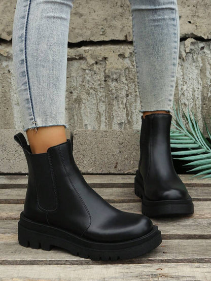 Platform Chelsea Boots