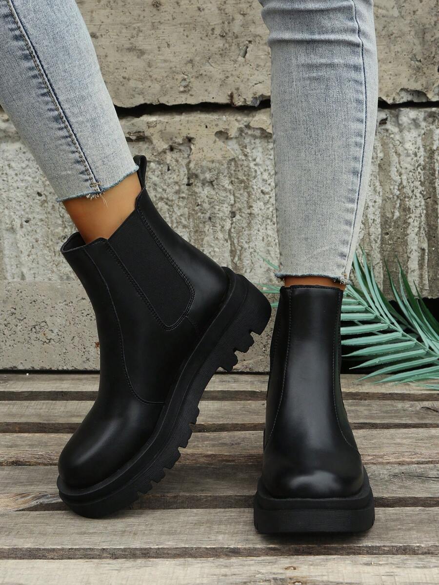 Platform Chelsea Boots