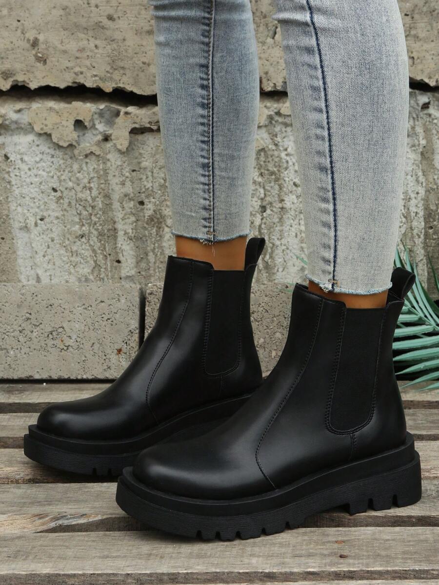 Platform Chelsea Boots