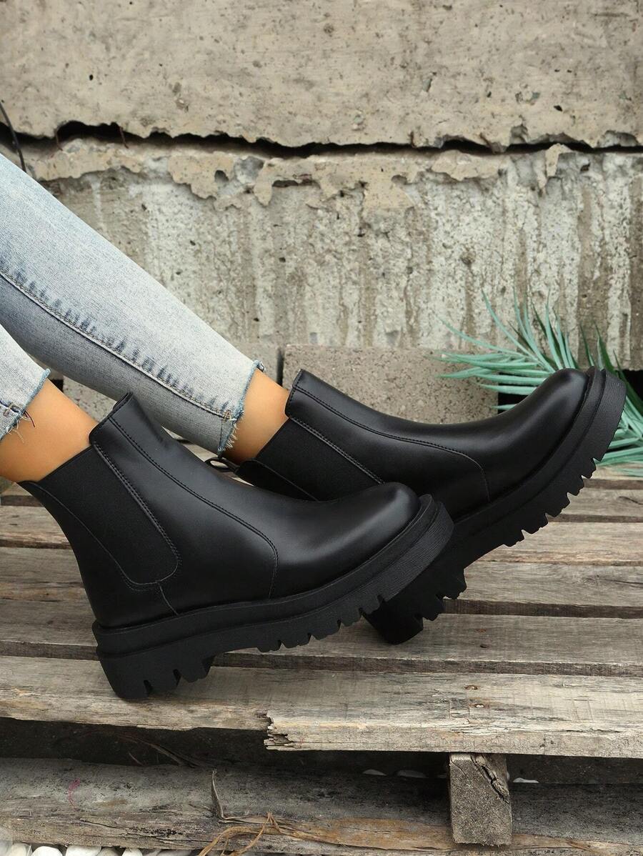 Platform Chelsea Boots