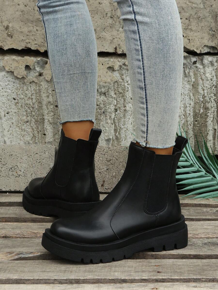 Platform Chelsea Boots