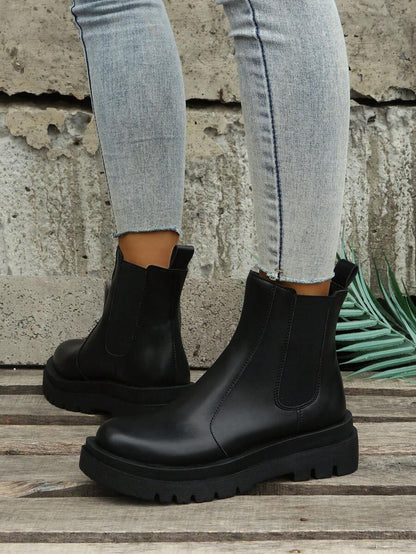 Platform Chelsea Boots