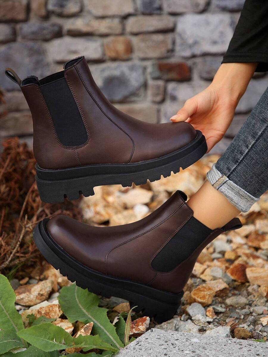 Platform Chelsea Boots