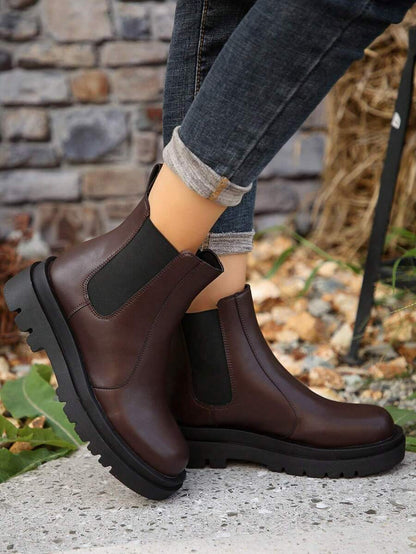 Platform Chelsea Boots