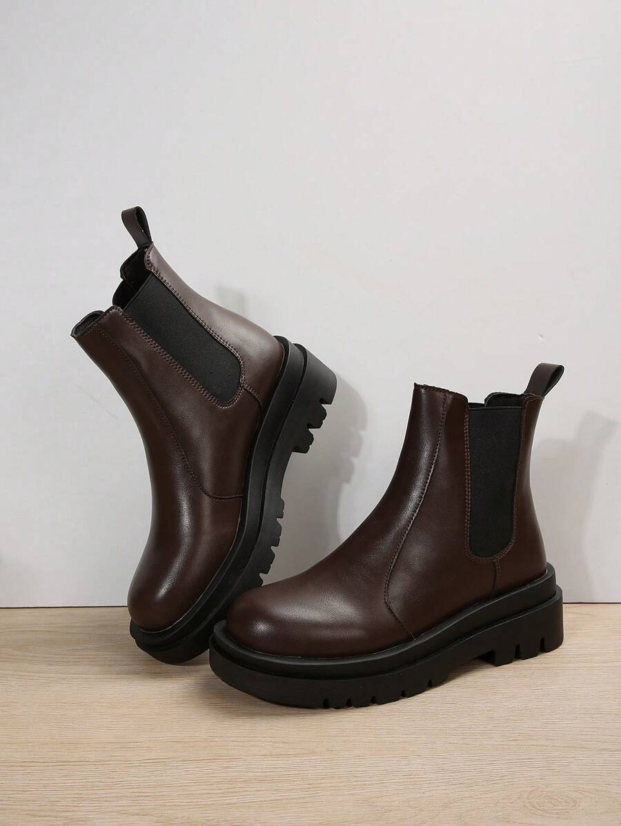Platform Chelsea Boots