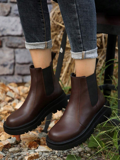 Platform Chelsea Boots