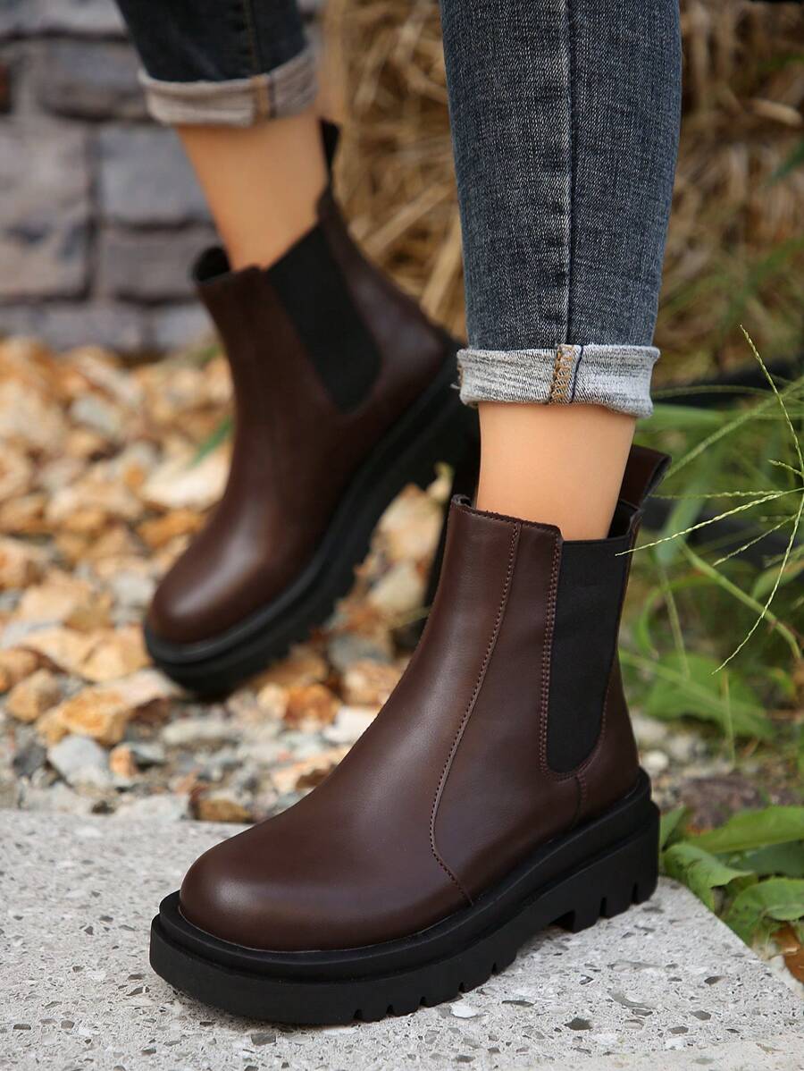 Platform Chelsea Boots