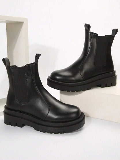Platform Chelsea Boots