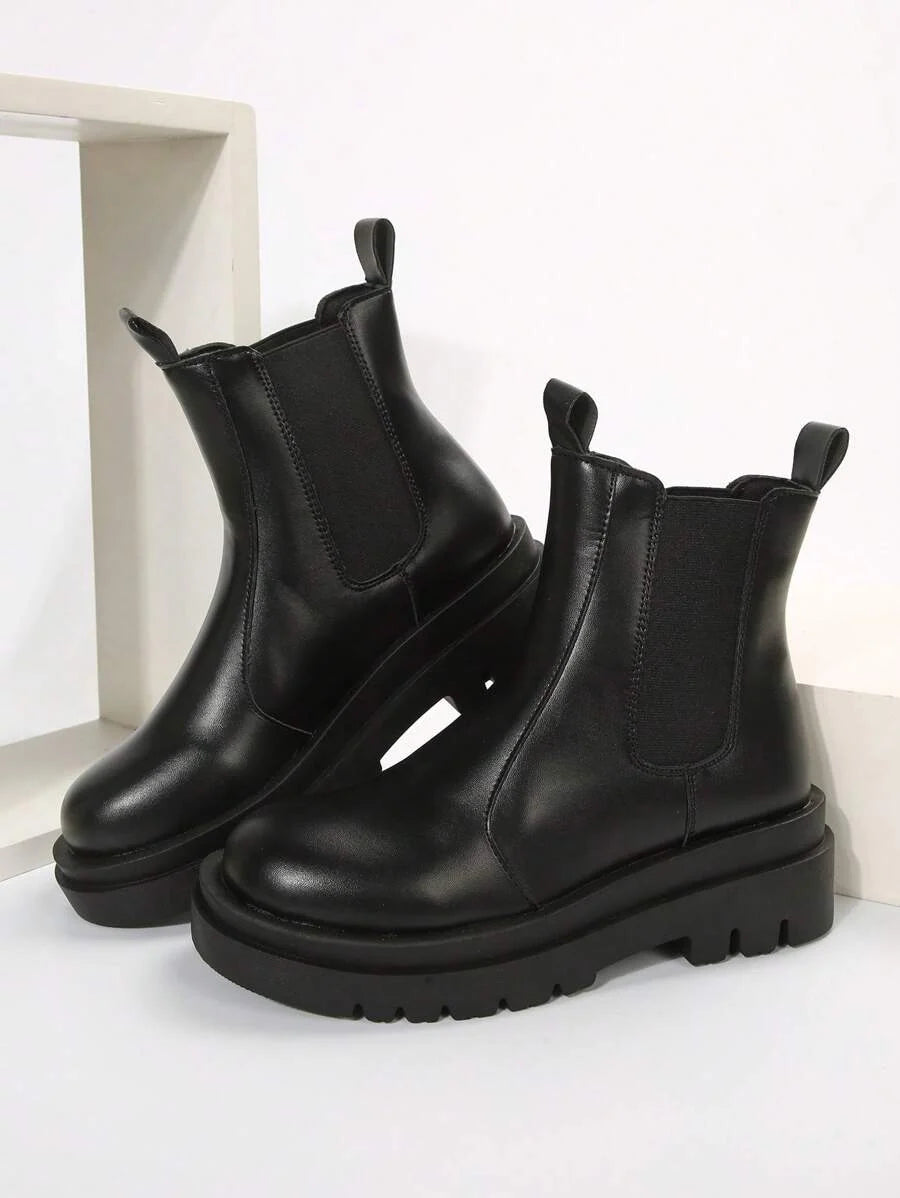 Platform Chelsea Boots
