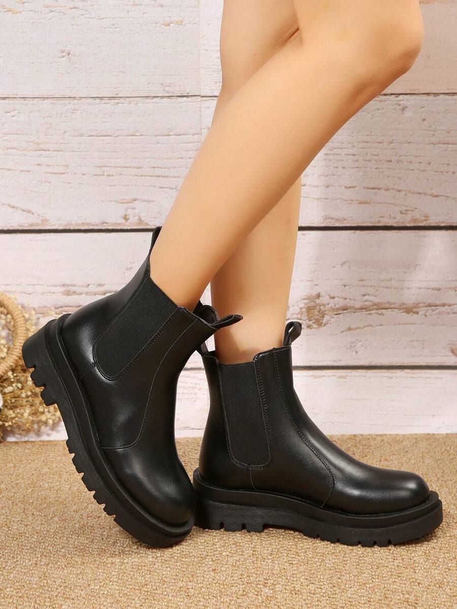 Platform Chelsea Boots