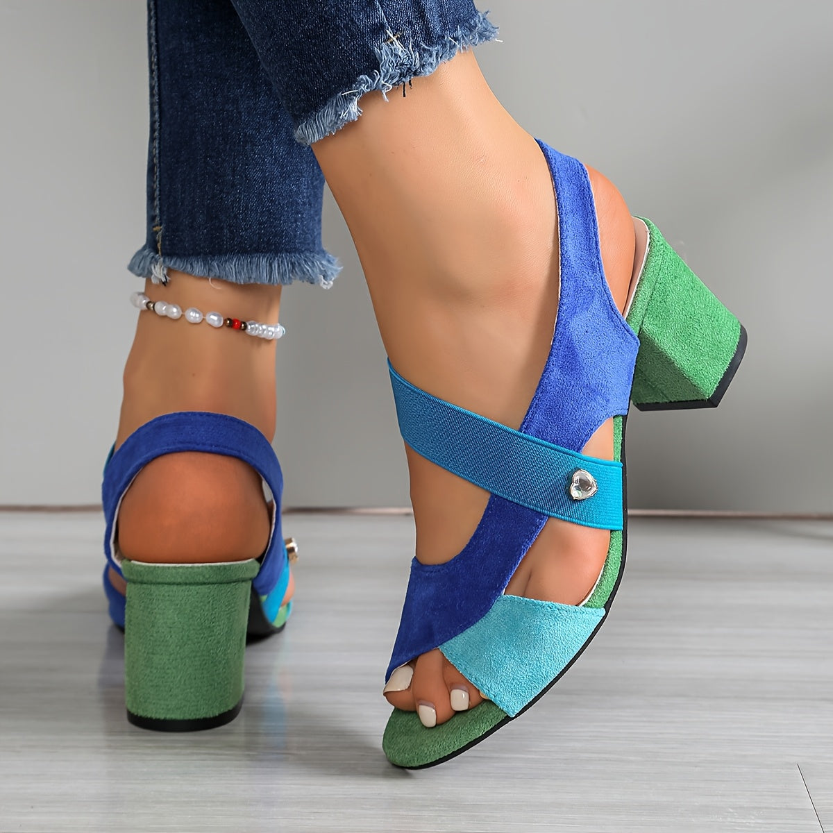 Strappy Comfort High Heels