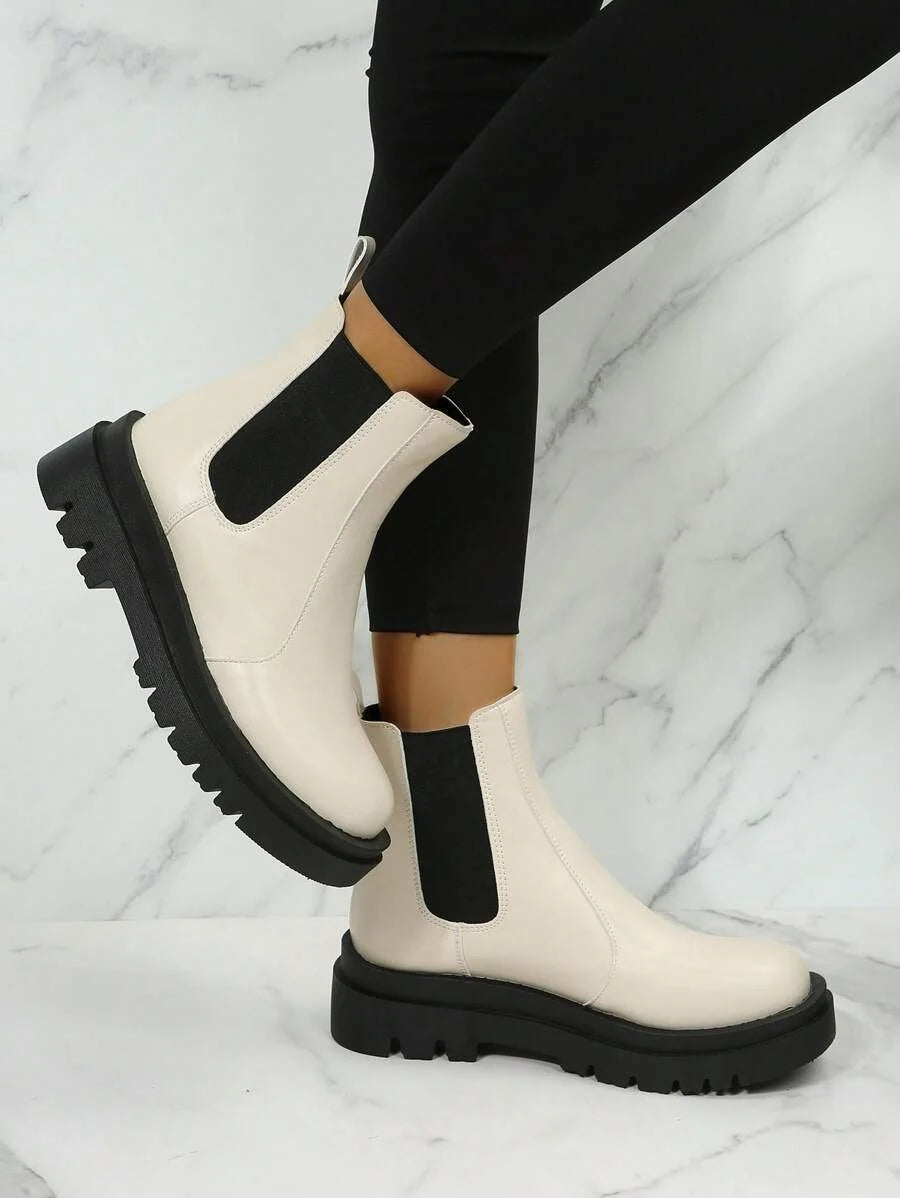 Platform Chelsea Boots
