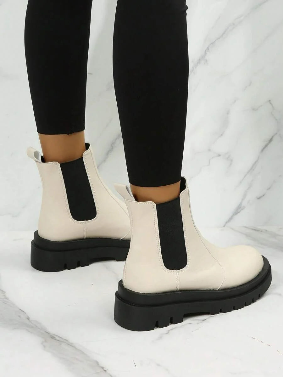 Platform Chelsea Boots