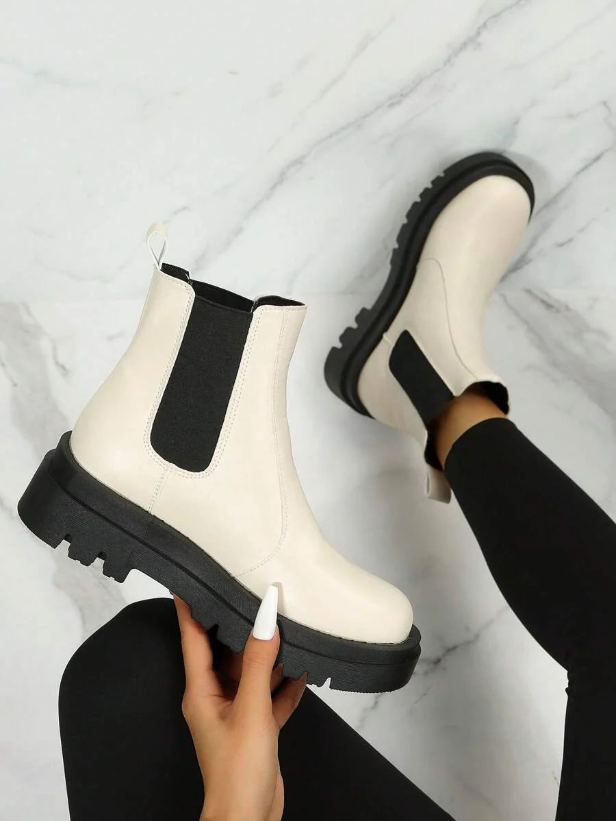 Platform Chelsea Boots