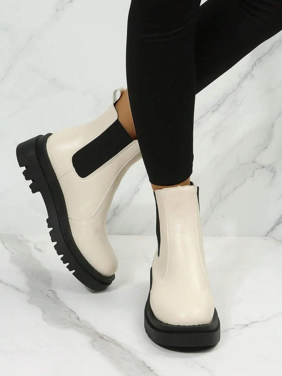Platform Chelsea Boots