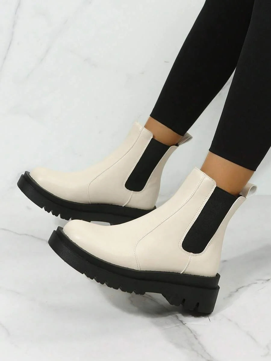 Platform Chelsea Boots