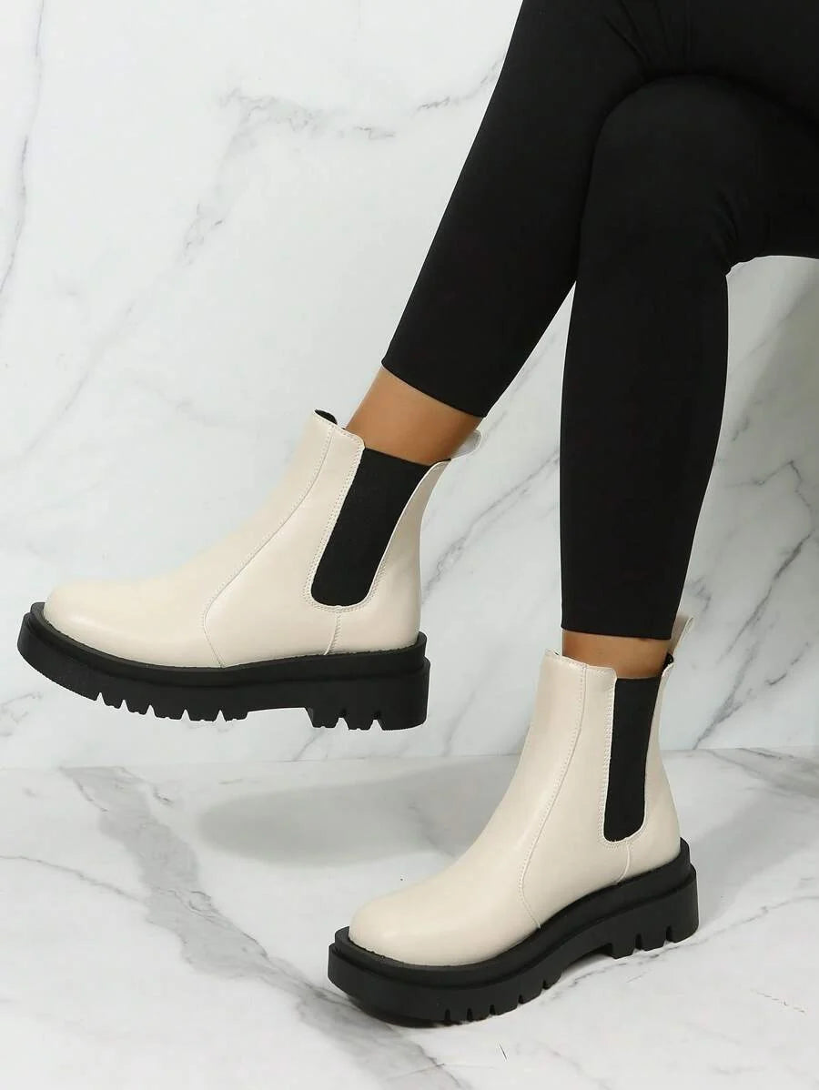 Platform Chelsea Boots