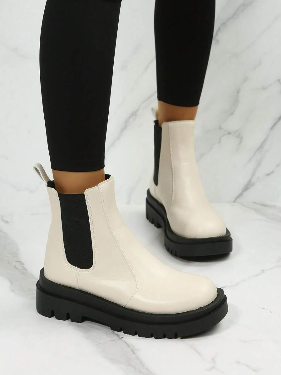 Platform Chelsea Boots