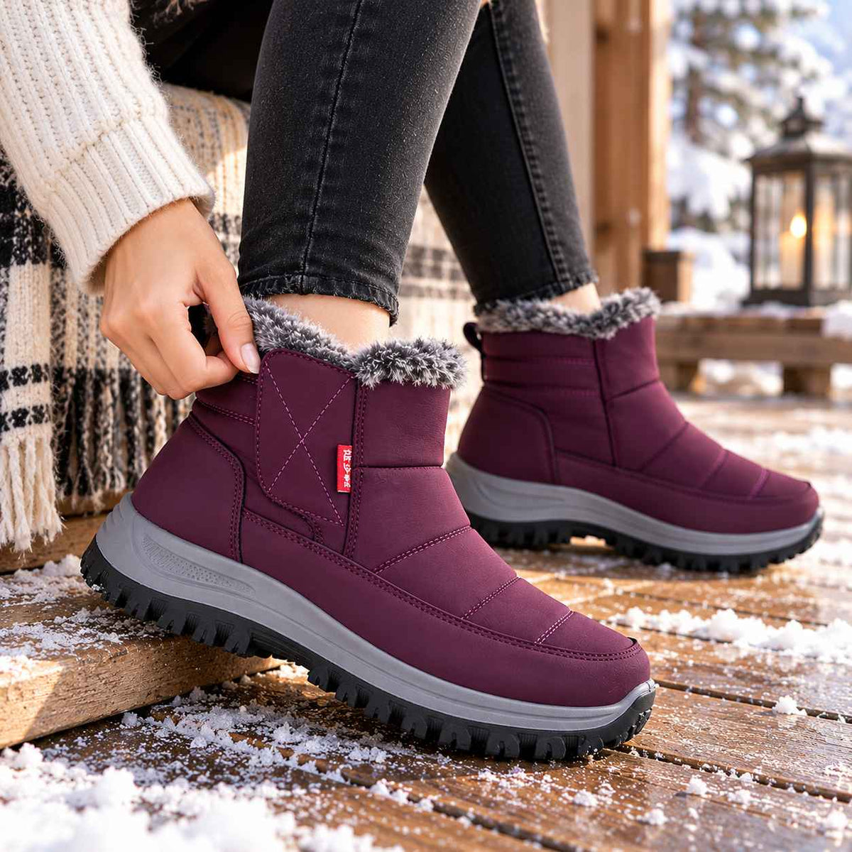 Women's Slip-On Snow Boots