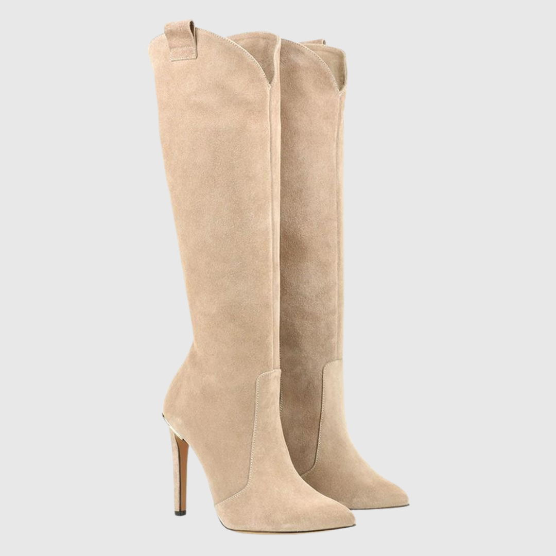 Stiletto Leather Boots