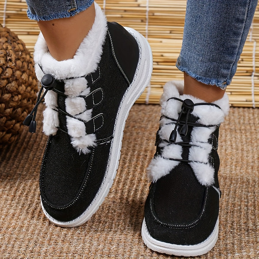 Fleece-Lined Winter Shoes