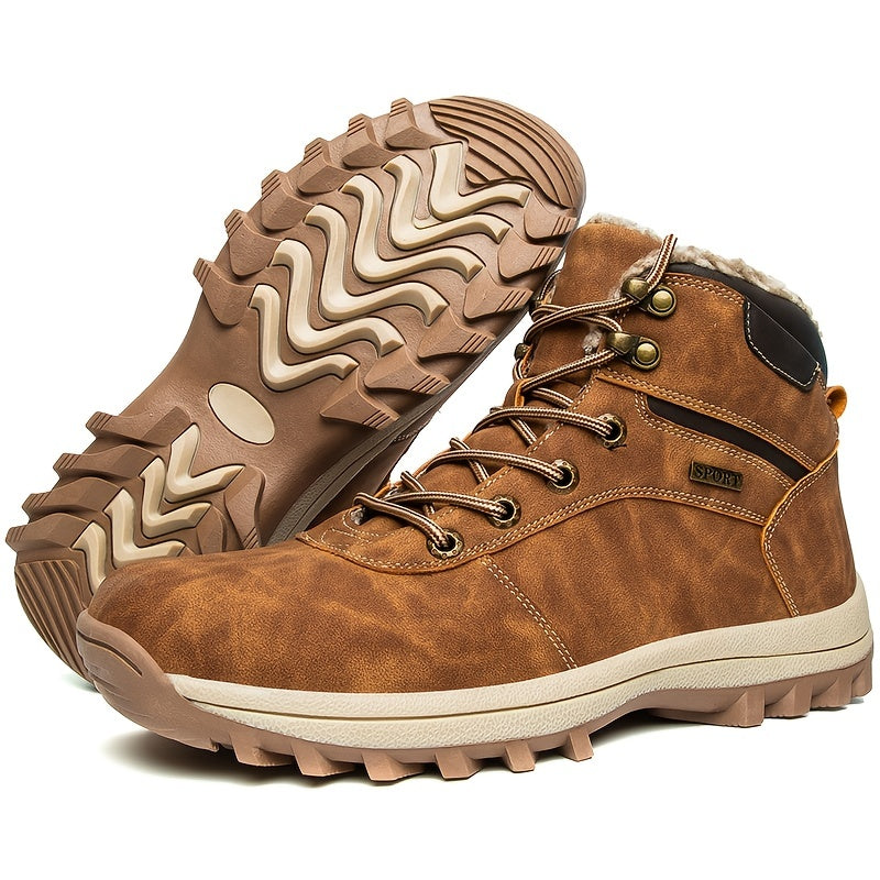 Men's Fleece-Lined Snow Boots