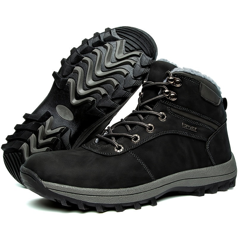 Men's Fleece-Lined Snow Boots