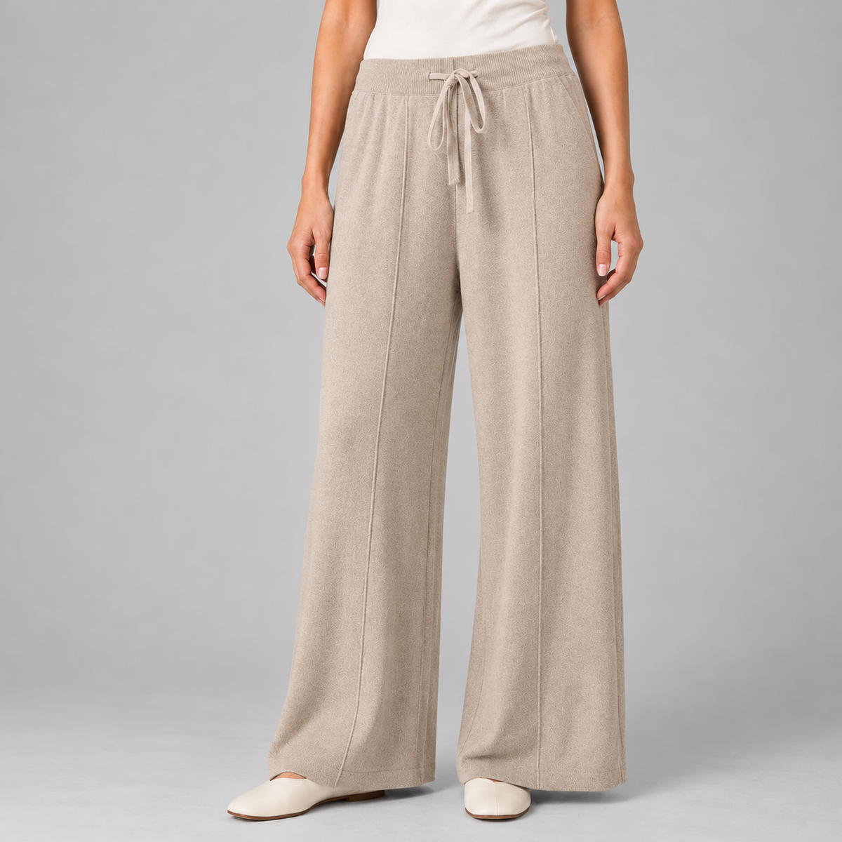 Women's Soft Wide Leg Drawstring Lounge Pants