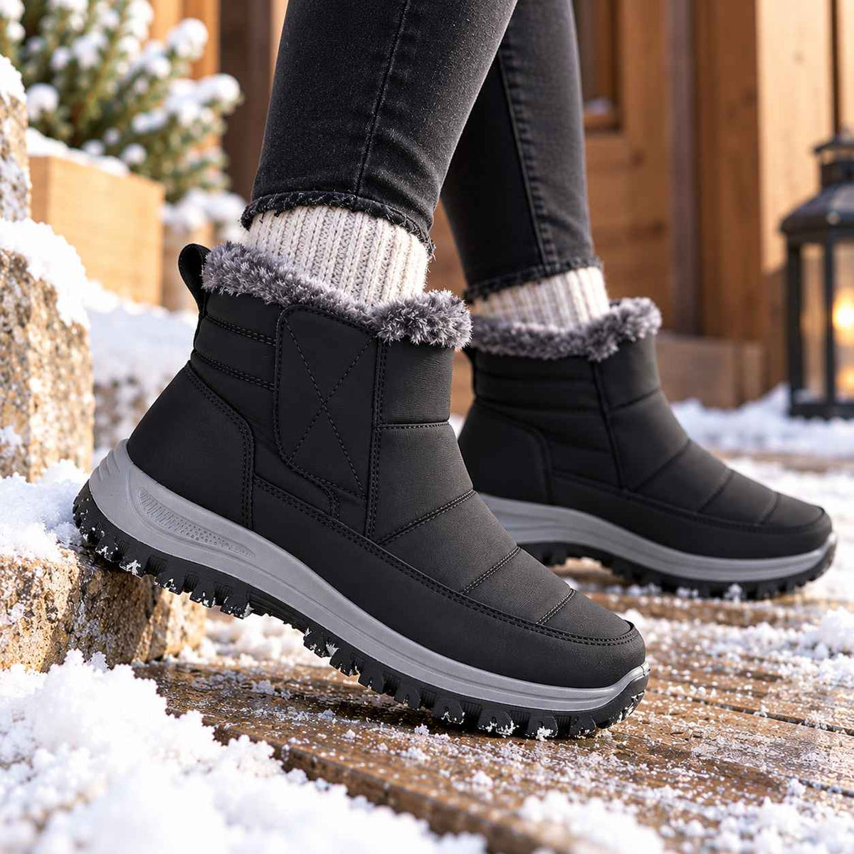 Women's Slip-On Snow Boots