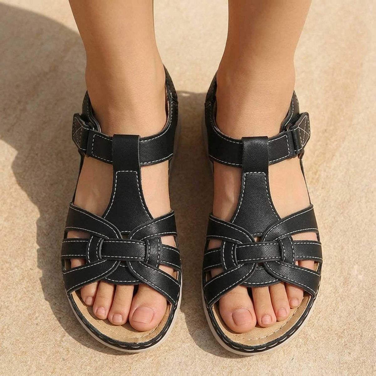 Orthopedic Leather Sandals