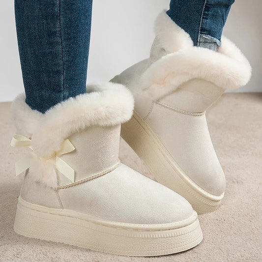 Suede Platform Boots