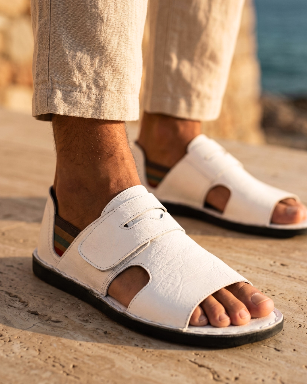 Men's Orthopedic Leather Sandals