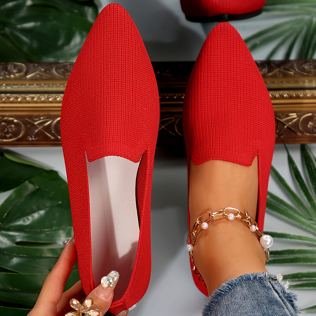 Slip Resistant Ballet Flats
