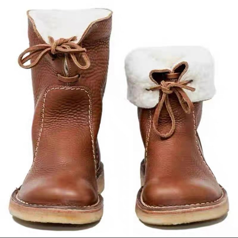 Lace-Up Winter Boots