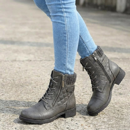 ⏐Leather Ankle Boots