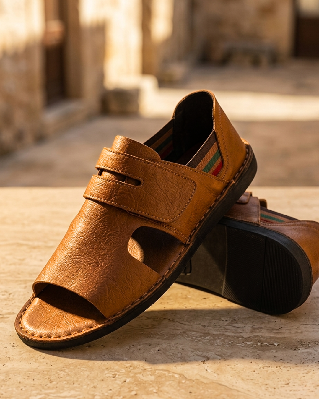Men's Orthopedic Leather Sandals